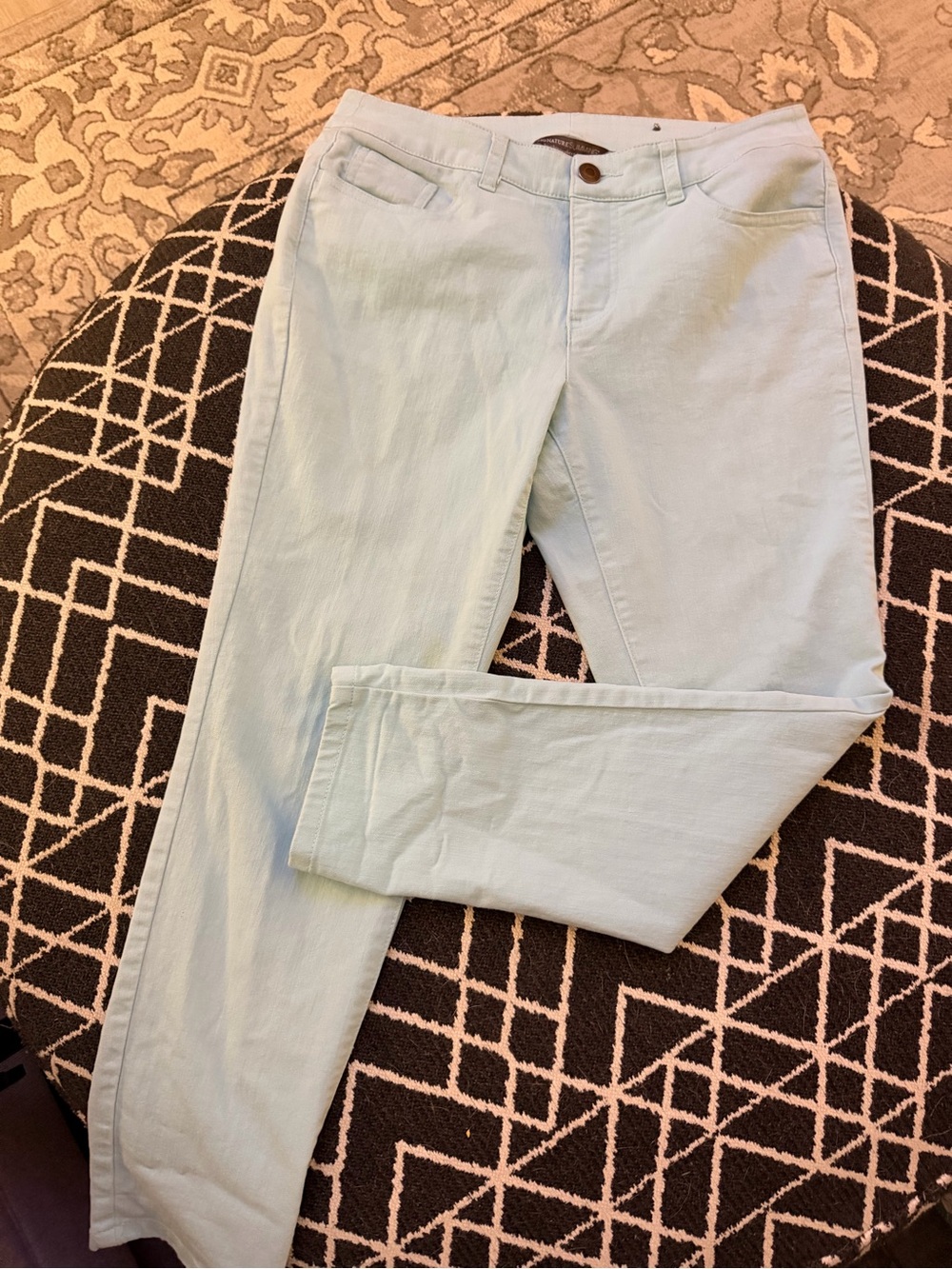 Christopher & Banks Light Mint Cropped Jeans